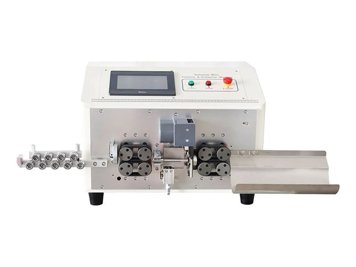 Automatic Multi-Core Sheathed Cable Cutting and Stripping Machine, Φ2–10 mm and 2–8 Cores WM-1223