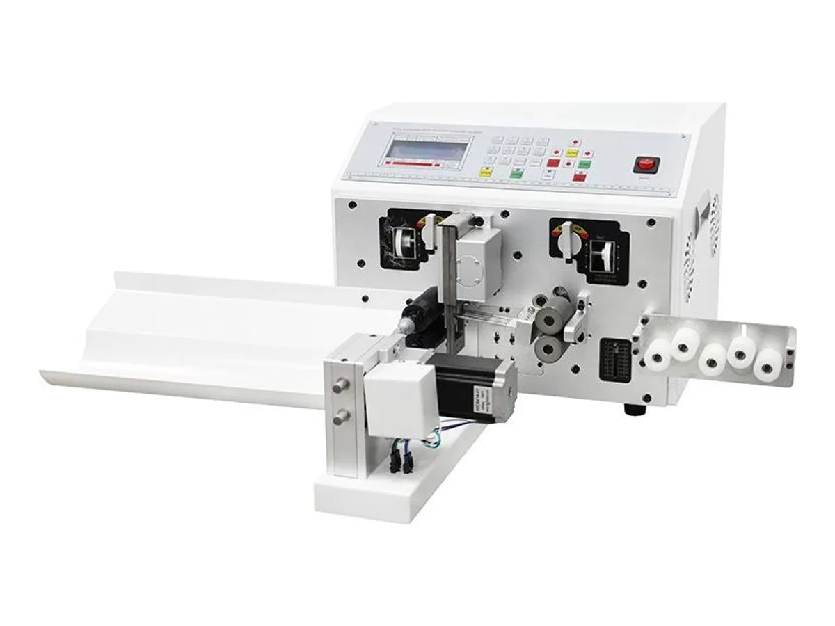 Four-Wire Automatic Cutting and Stripping Machine for 0.1–2.5 mm² Wire