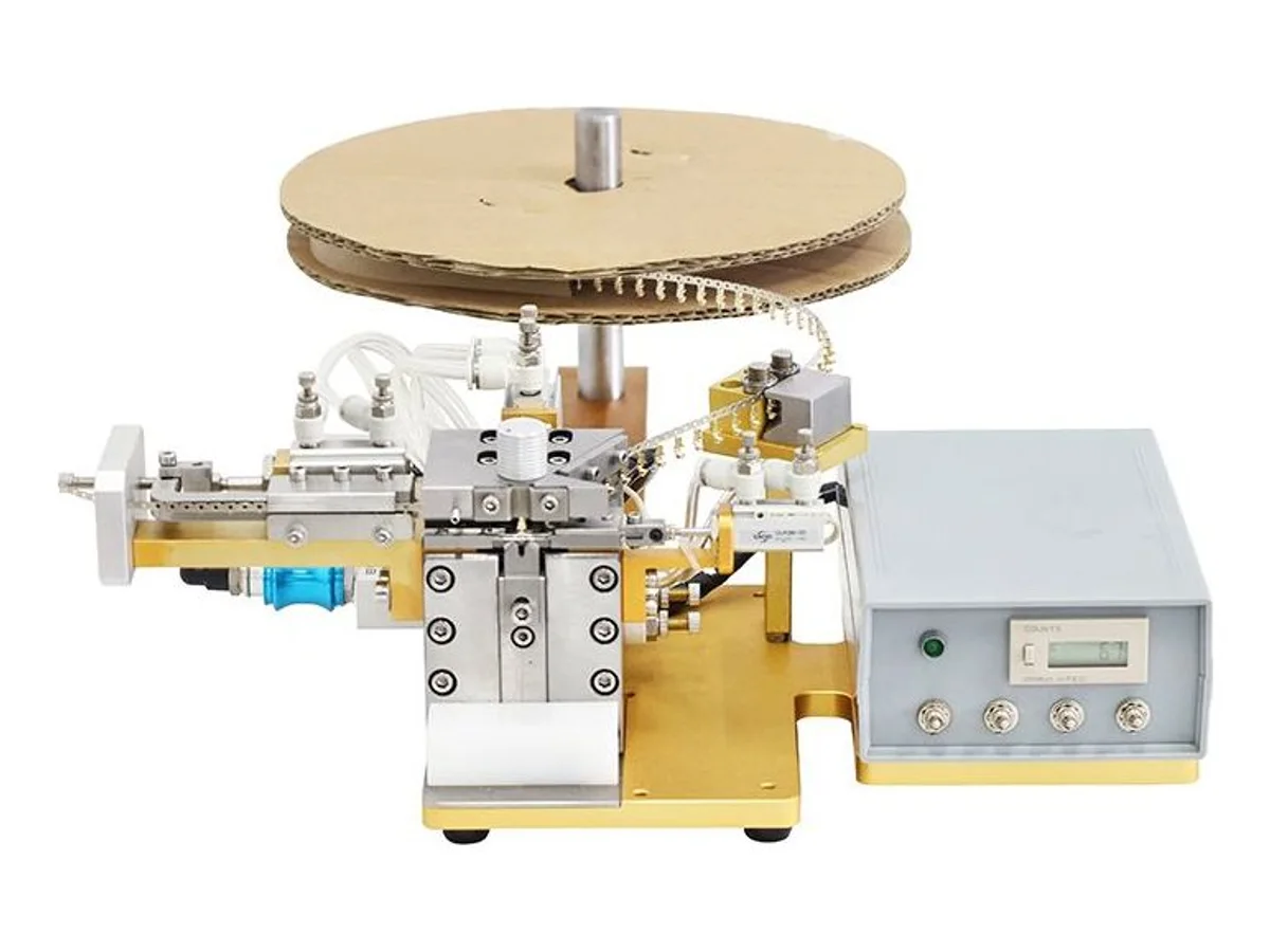 Pneumatic IPEX Connector Crimping Machine for Micro-Coaxial Cable