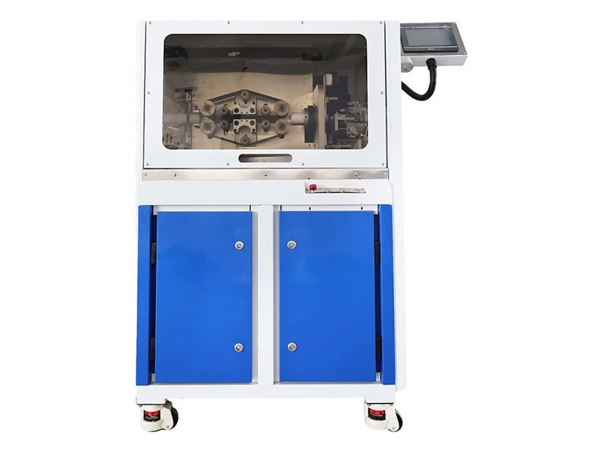 Automatic Braided Sleeve Taping and Cutting Machine for OD 8–30 mm Tube