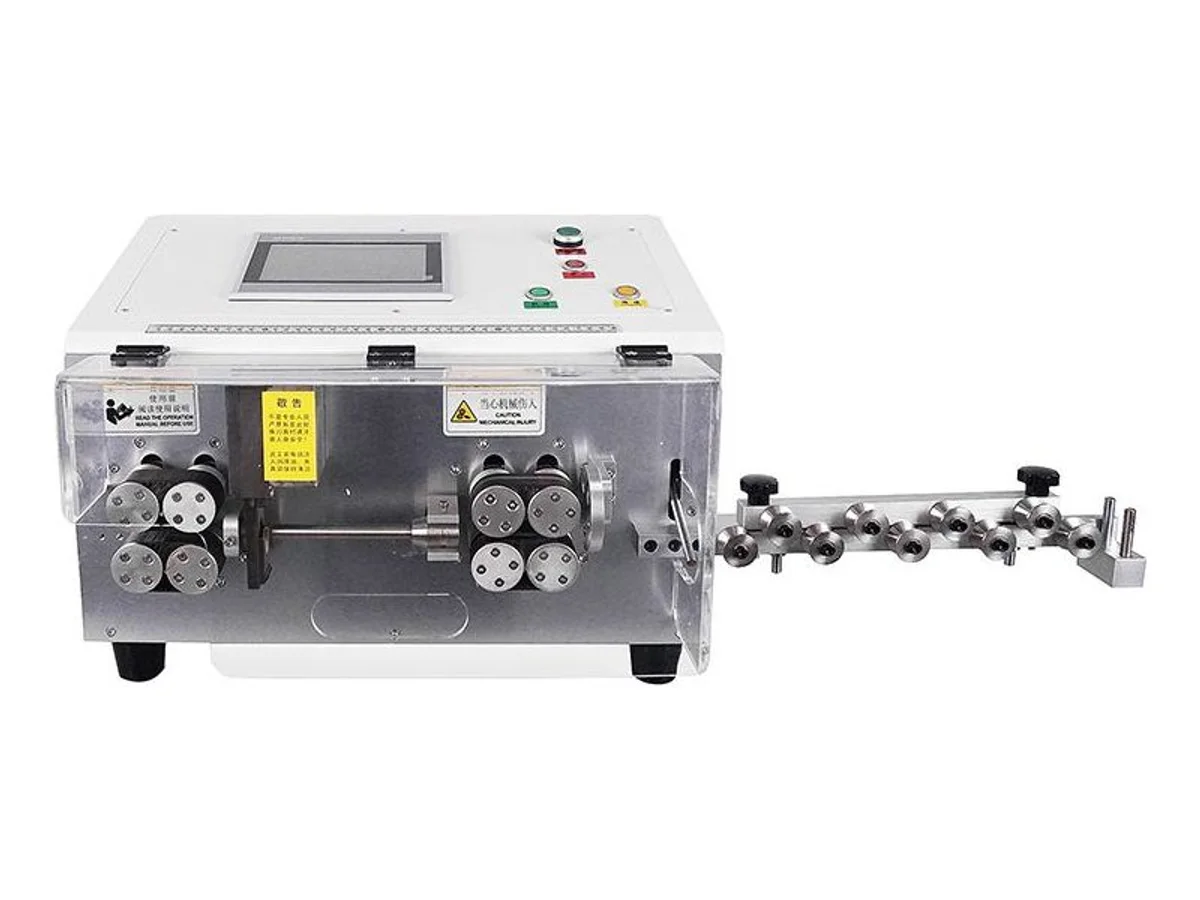 Benchtop Electric Cable Cutting and Stripping Machine for 1.5–35 mm² Wire