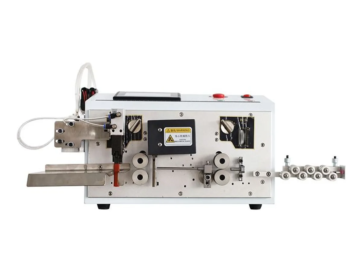 Two-Wire Cut and Strip Machine for PVC, Teflon and Glass-Fiber Wire up to 6 mm²