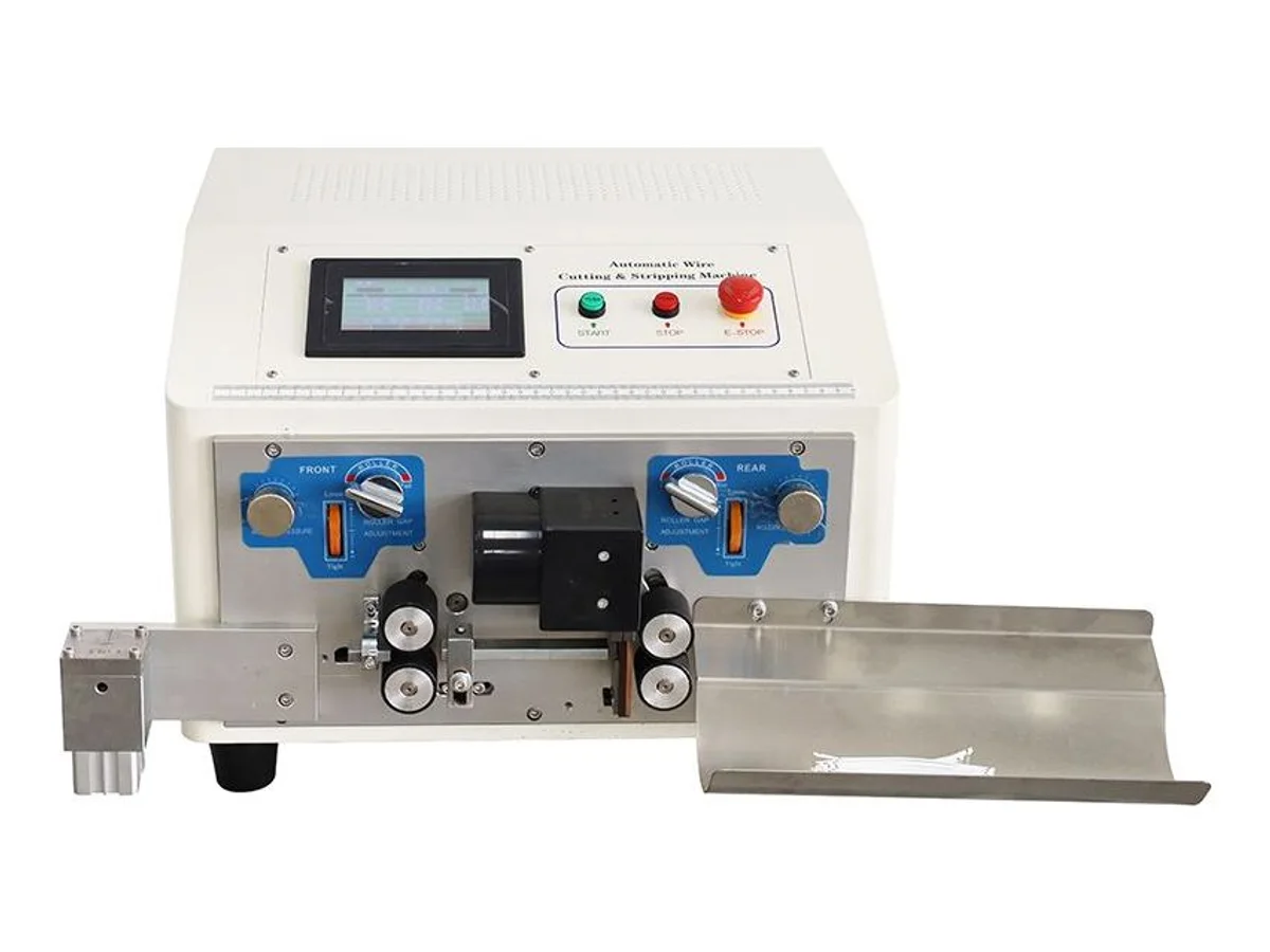 Automatic 2-Pin Flat Cable Cutting, Stripping and Splitting Machine WM-182