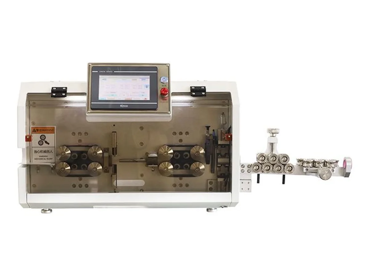 Automatic Cable Cut and Strip Machine with 50-Segment Middle Stripping