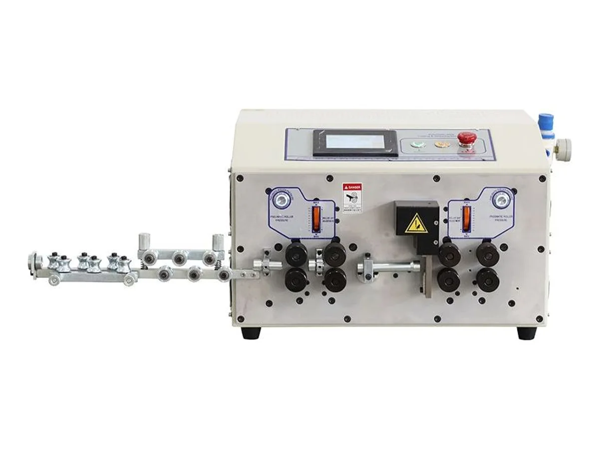8-Wheel Wire Cutting and Stripping Machine for 0.3–25 mm² Wire WM-194
