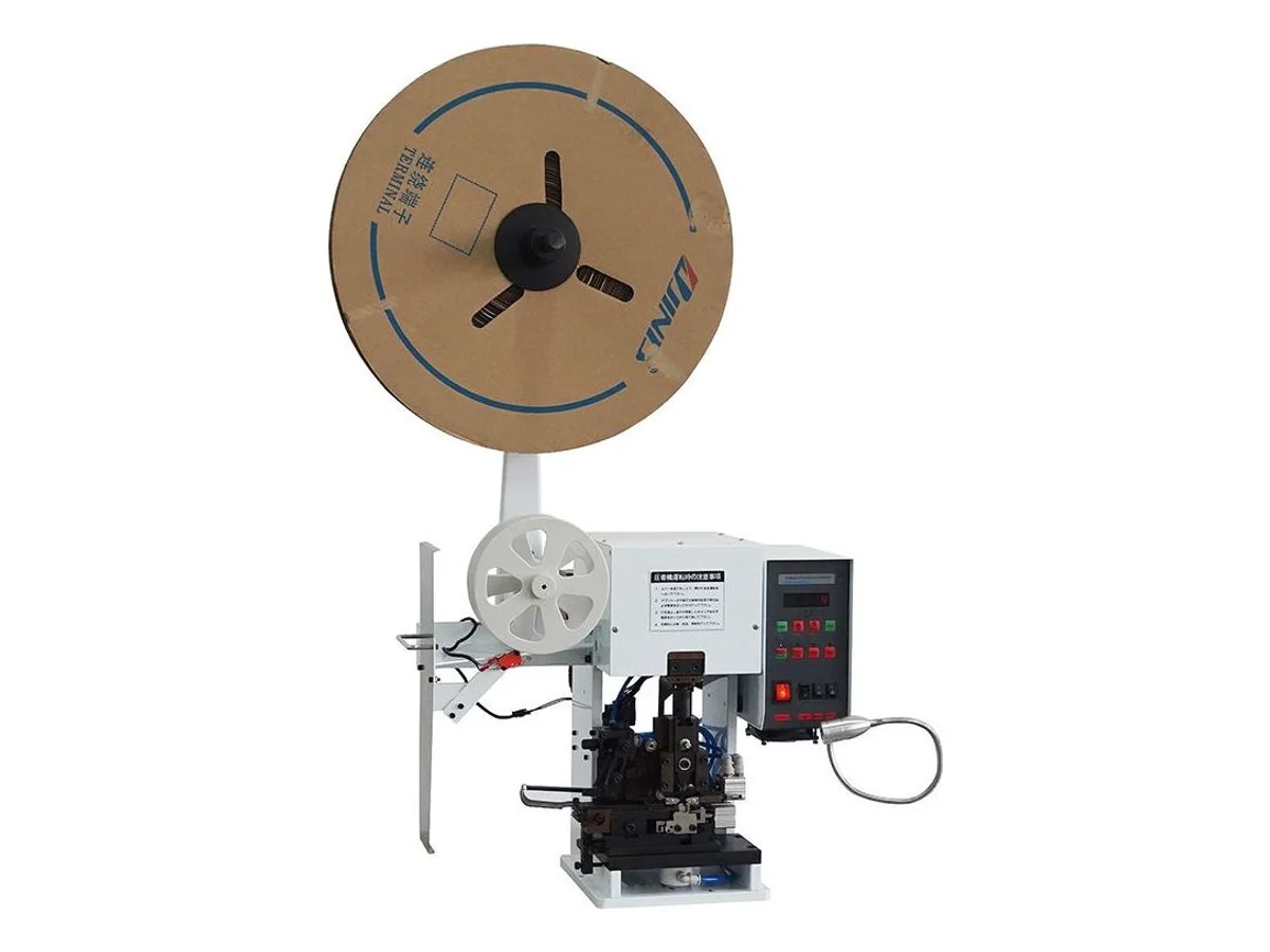 Quiet Wire Stripping and Crimping Machine, High-Speed Strip and Crimp for AWG 32–20 Wire WM-3120BT