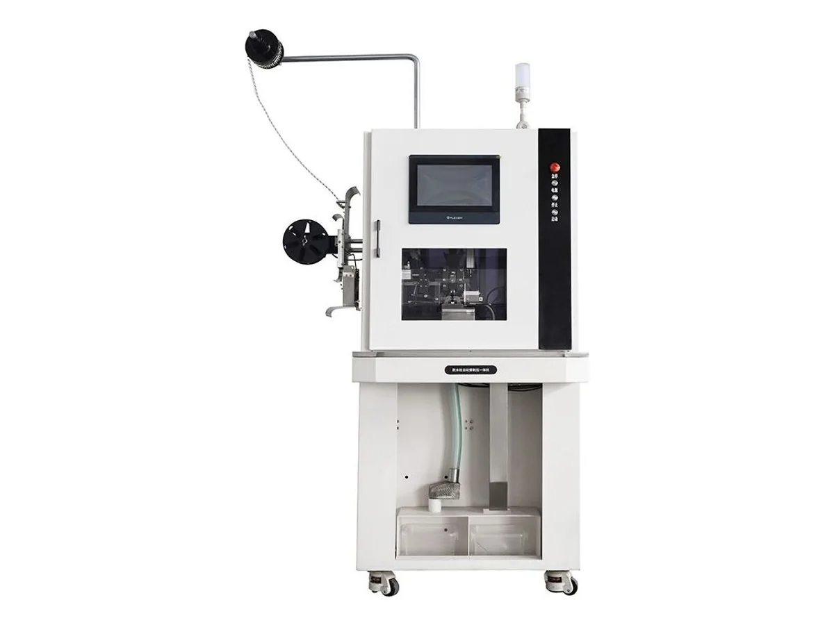 Semi-Automatic Wire Stripping, Rubber Seal Insertion and Terminal Crimping Machine for φ1.0–4.0 mm Wire WM-3222