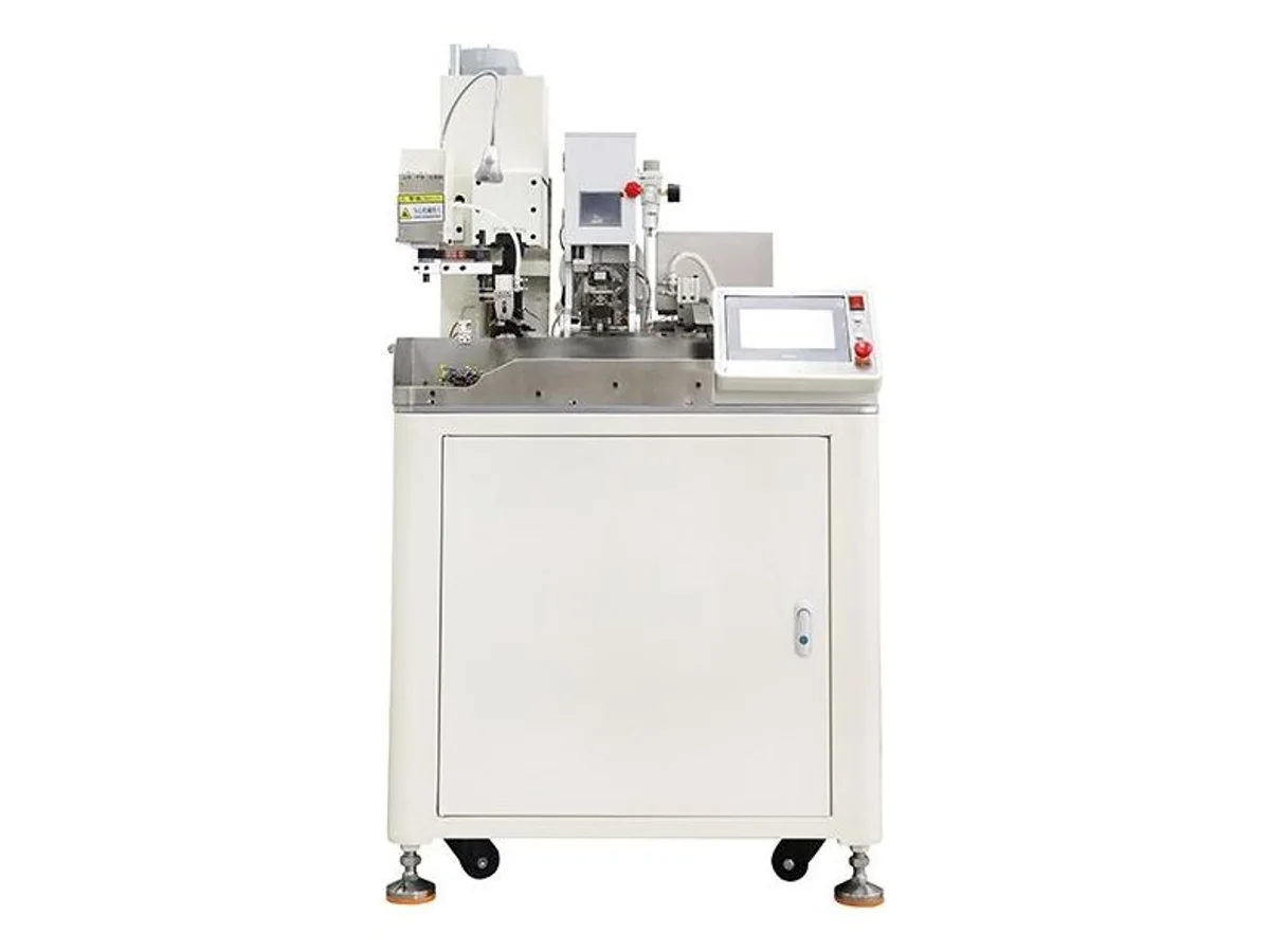 Automatic Single-End Terminal Crimping or Rubber Seal Inserting Machine, AWG 28–16 WM-3228
