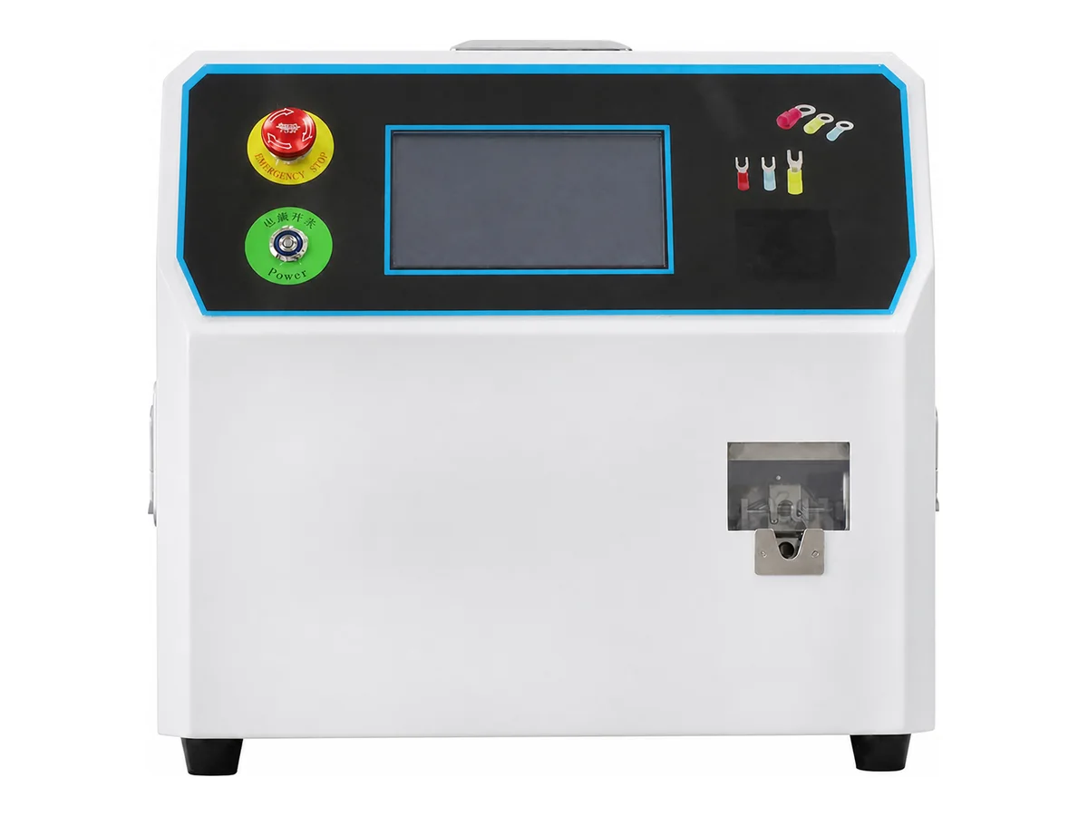 Pre-Insulated Ring and Fork Terminal Crimping Machine for 0.5–6 mm² SV and RV Terminals