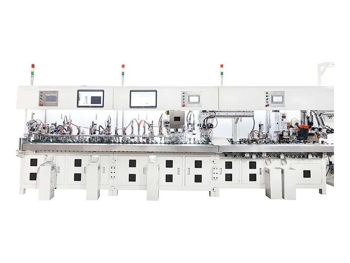 Automatic Power Cord Manufacturing Line with Plug Insert Crimping and Injection Molding