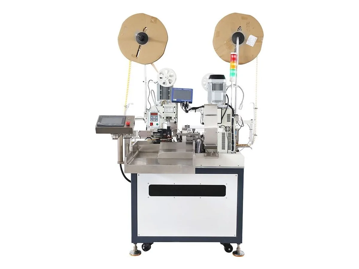 Double-Head Terminal Crimping Machine for Both Wire Ends, 1–4 mm²