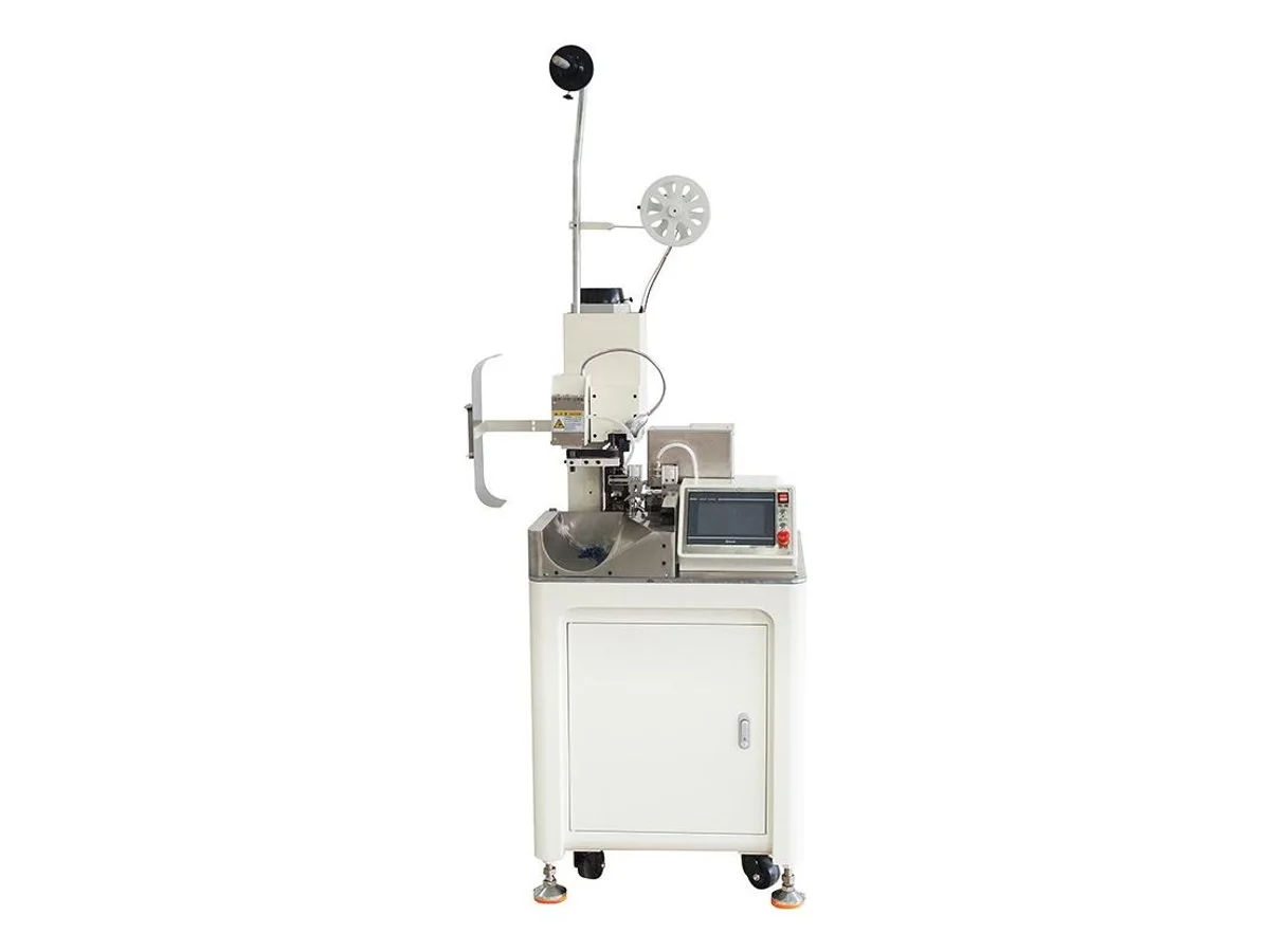 Automatic Wire Cutting, Stripping, Twisting and Single-End Crimping Machine, AWG 14–28 WM-378