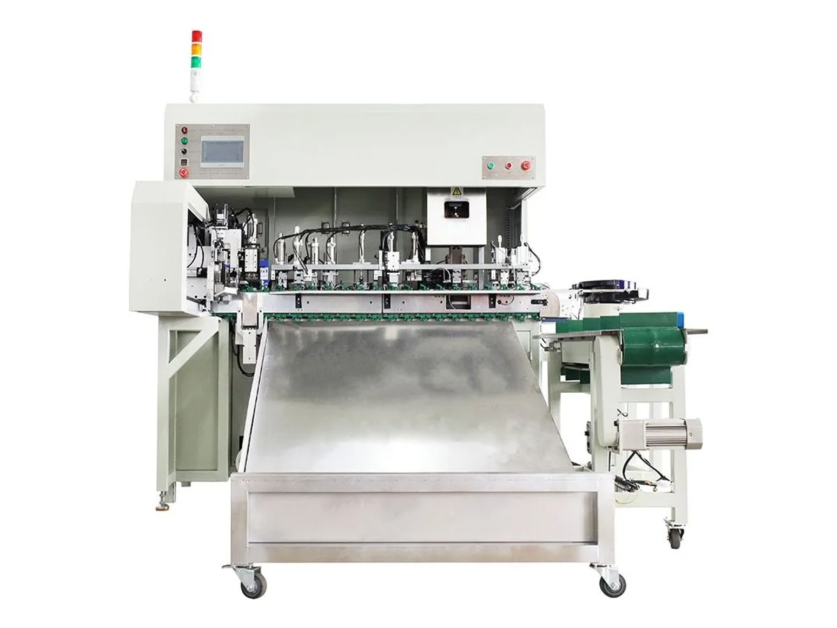 Automatic 2-Pin Round Plug Crimping Machine for Power Cord Plug Inserts