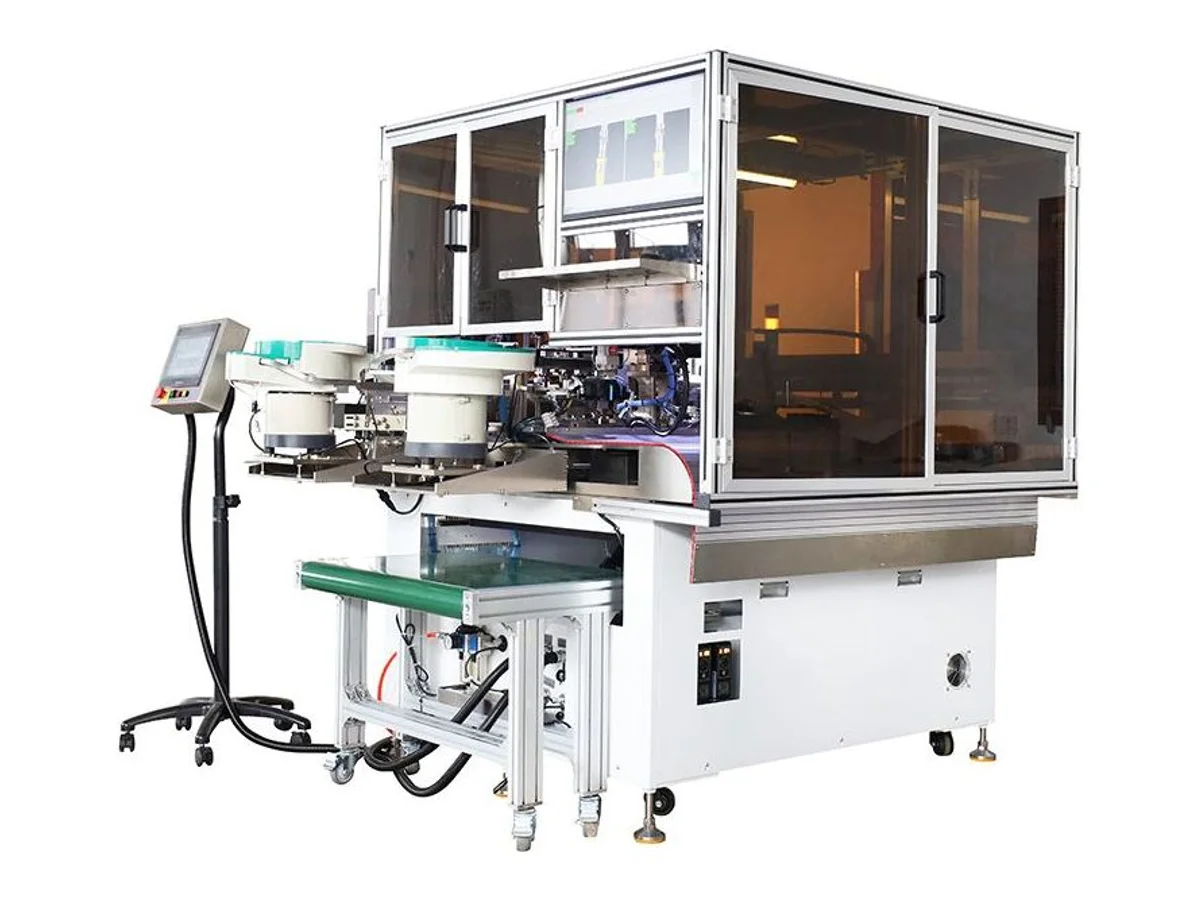 Servo Double-End Crimping and Housing Inserting Machine for AWG 18–30 Wire