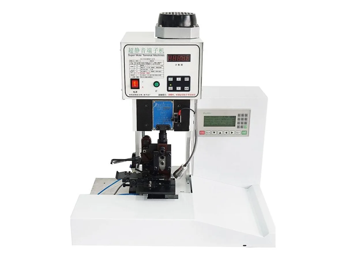 Membrane Switch Terminal Crimping Machine for FPC and FFC Tails, 2P–20P WM-385