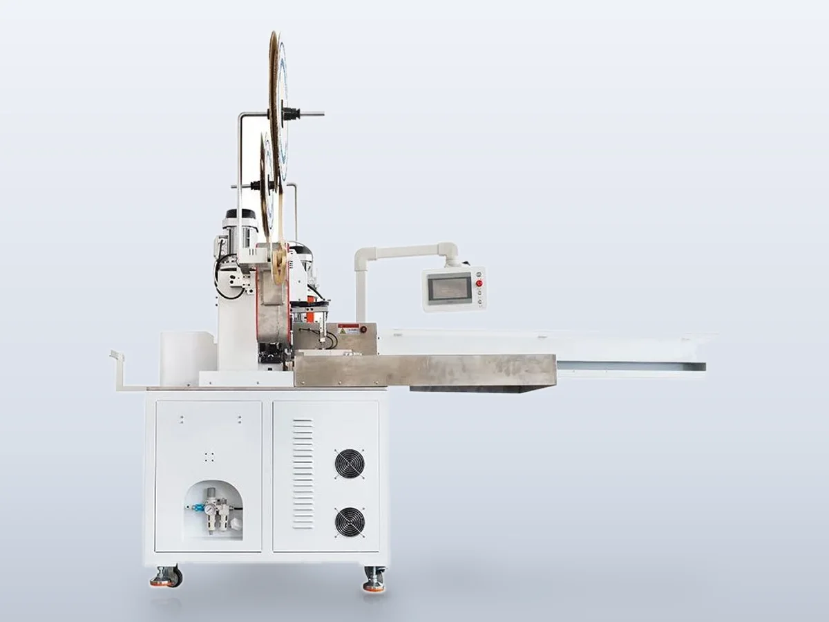 Five-Wire Double-End Terminal Crimping Machine with Six Servo Axes