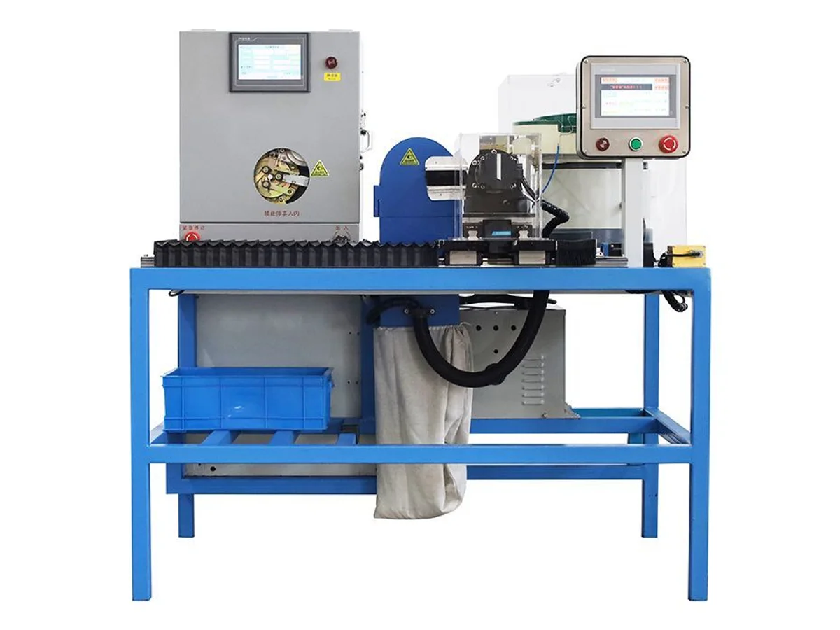 Automatic Thread Cleaning and PTFE Tape Wrapping Machine for Fittings up to 2.5 Inch