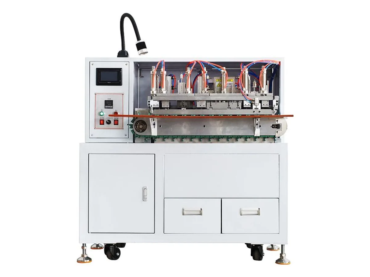 Automatic 3-Core Cable Cutting Stripping Twisting and Tinning Machine