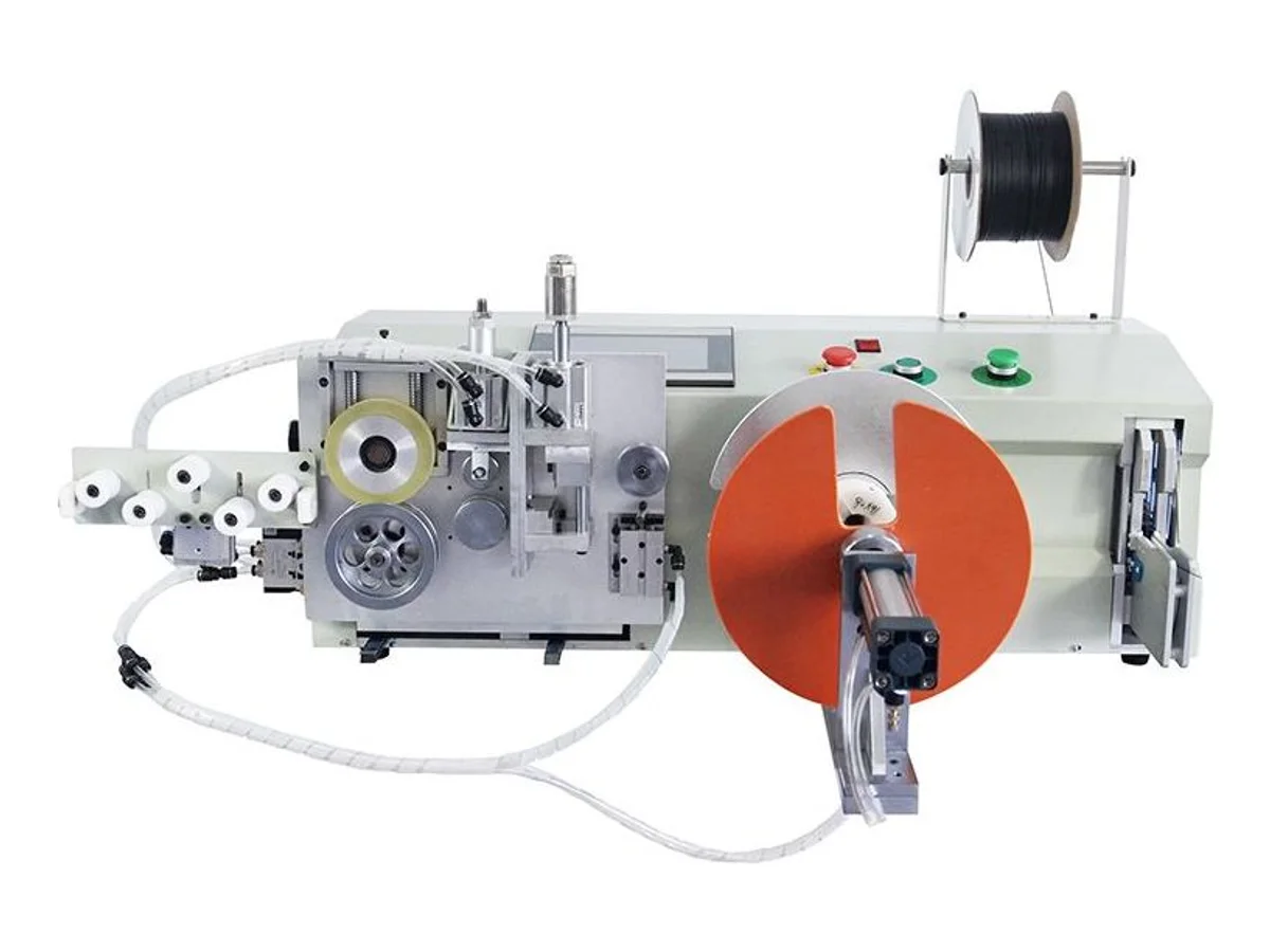 Automatic Meter Counting Coil Winding, Cutting and Tying Machine