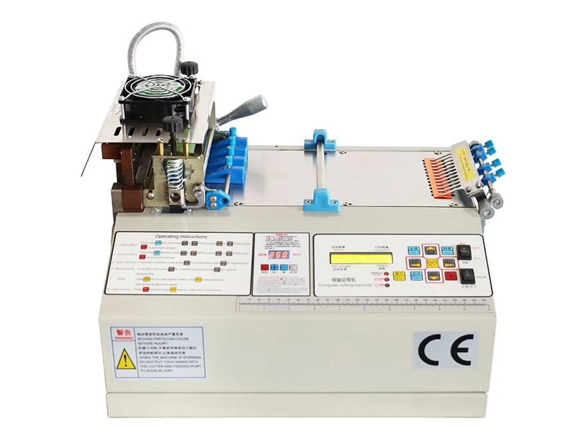 Cold and Hot Blade Tape Cutting Machine for Webbing and Ribbon up to 120 mm WM-569