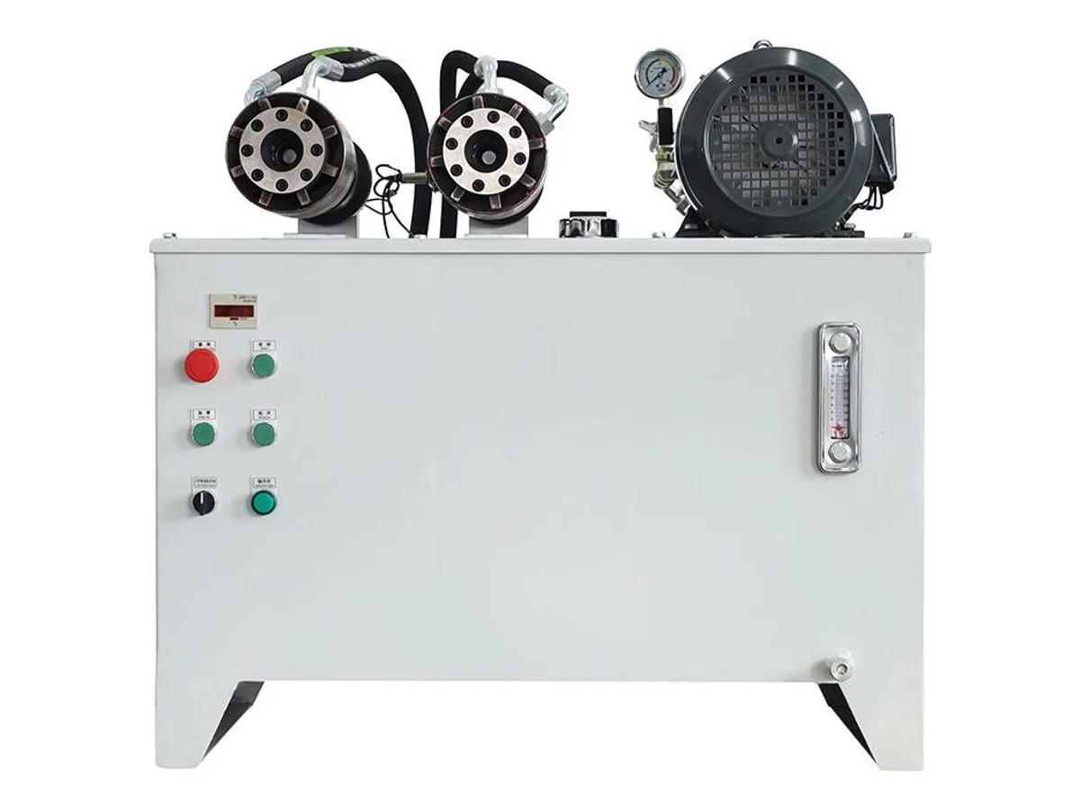 Hydraulic Hose Fitting Crimping Machine with Dual Crimping Heads