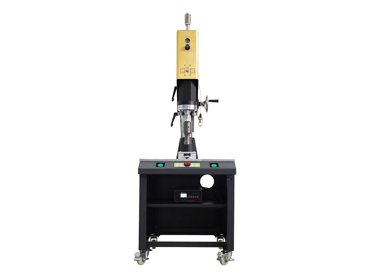Ultrasonic V-Cut Webbing Cutting Machine with Shaped Press Die, 15 kHz WM-581