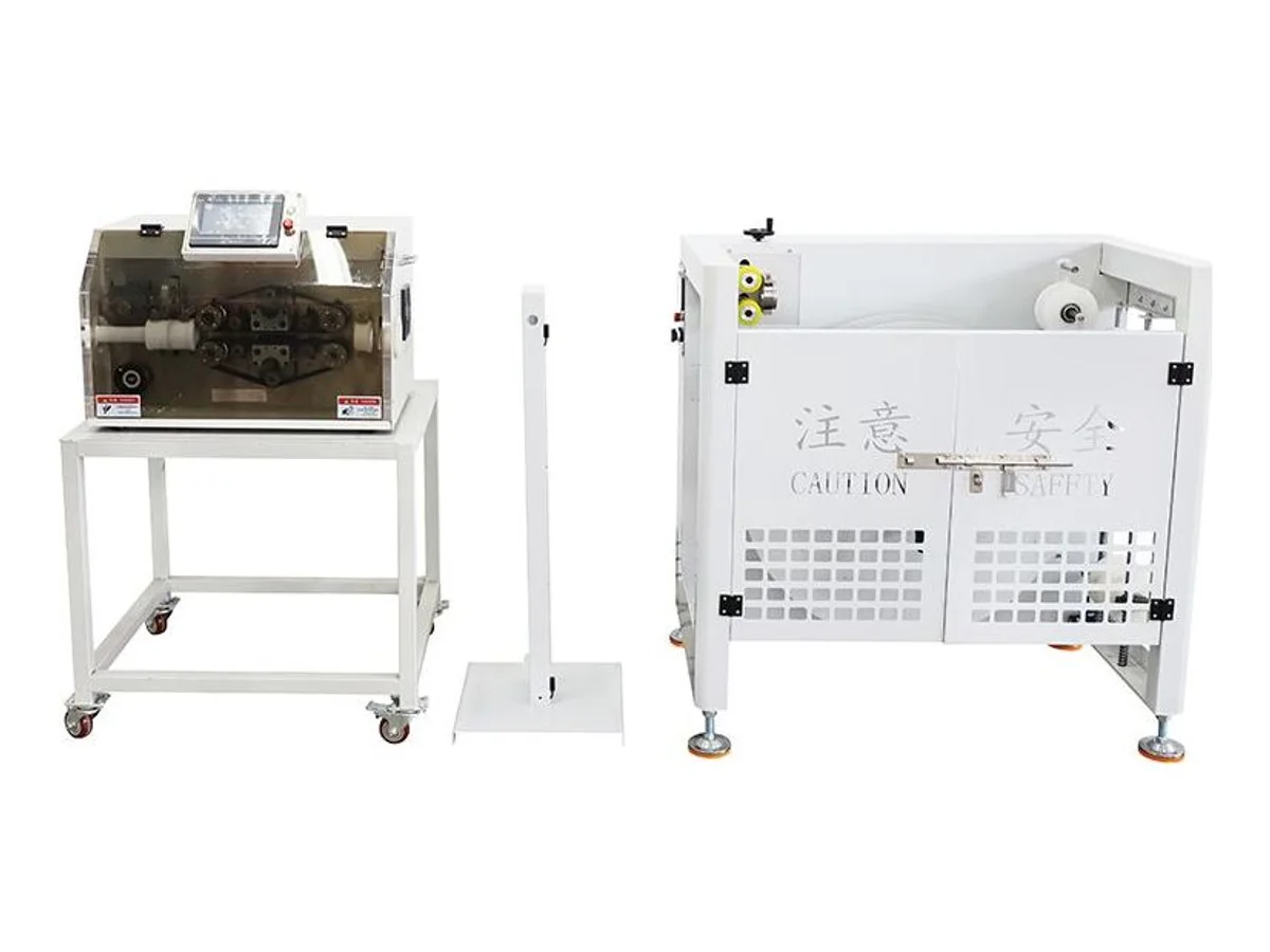 Corrugated Tube Cutting and Splitting Machine with Powered Tube Feeder, Φ5–60 mm WM-583