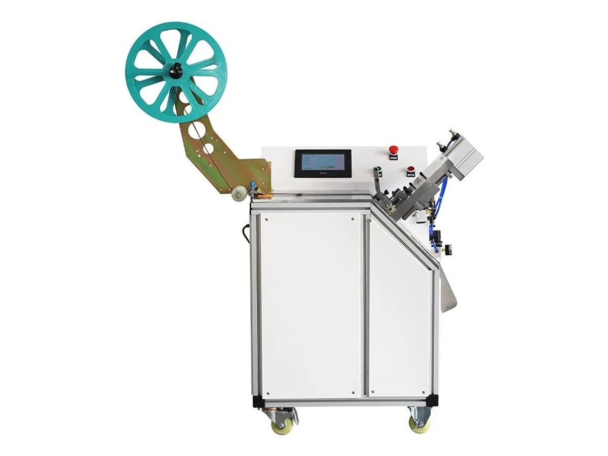Automatic Ultrasonic Webbing Cutting Machine for Straight, Angle and Dovetail Ends