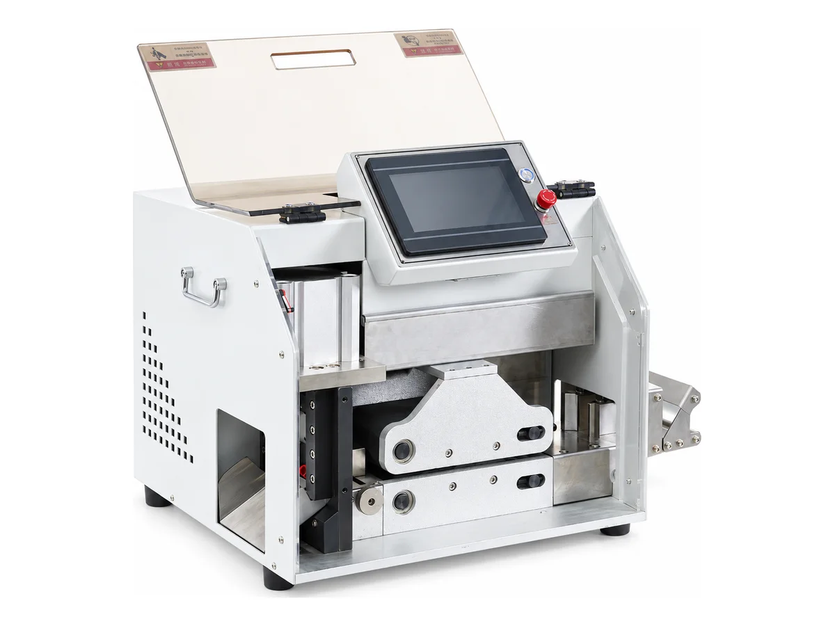 Automatic Webbing and Tape Cutting Machine with Pneumatic Blade, 80 mm Width
