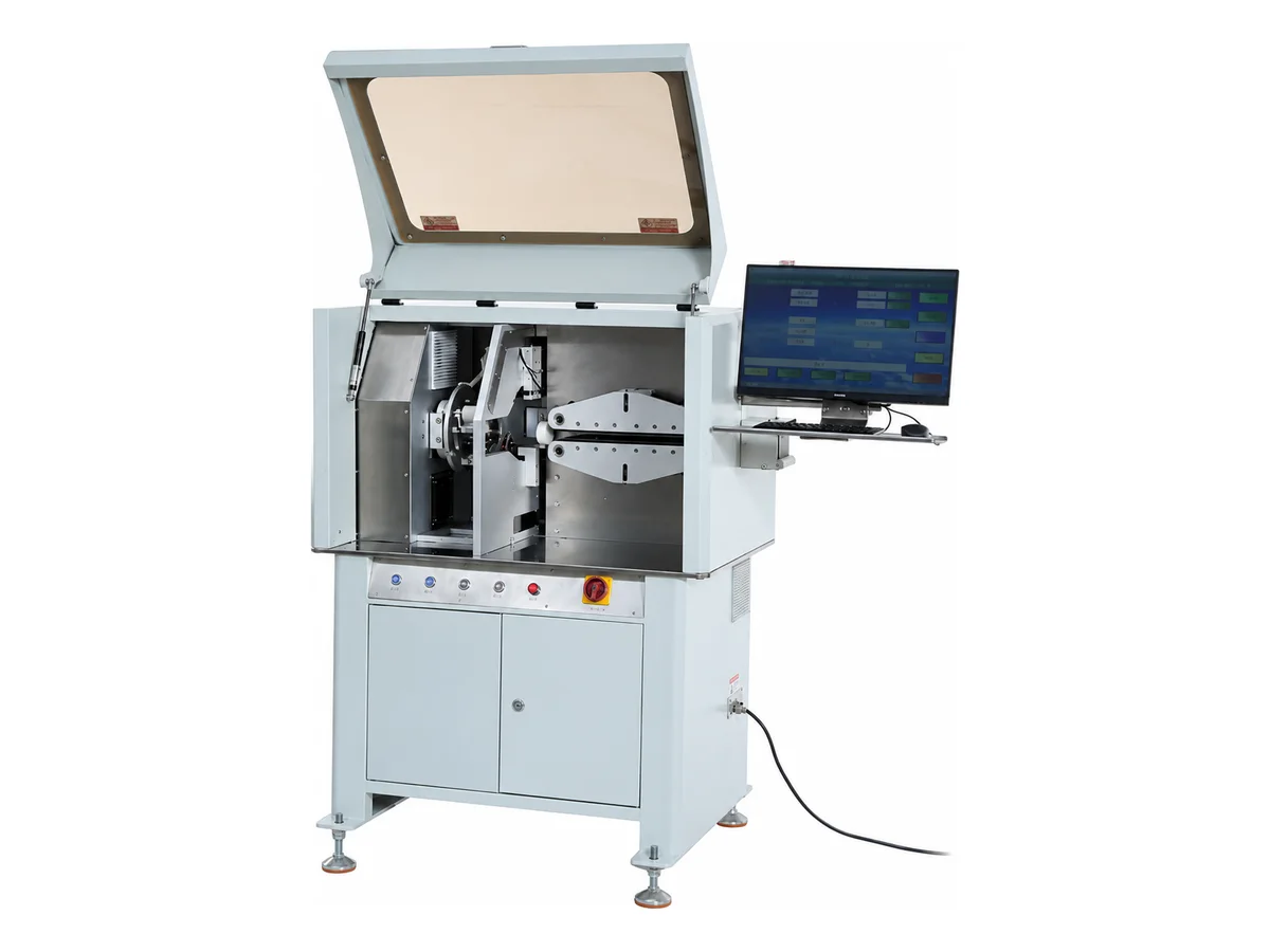 Vision-Guided Rotary Cutting Machine for Corrugated Tubes