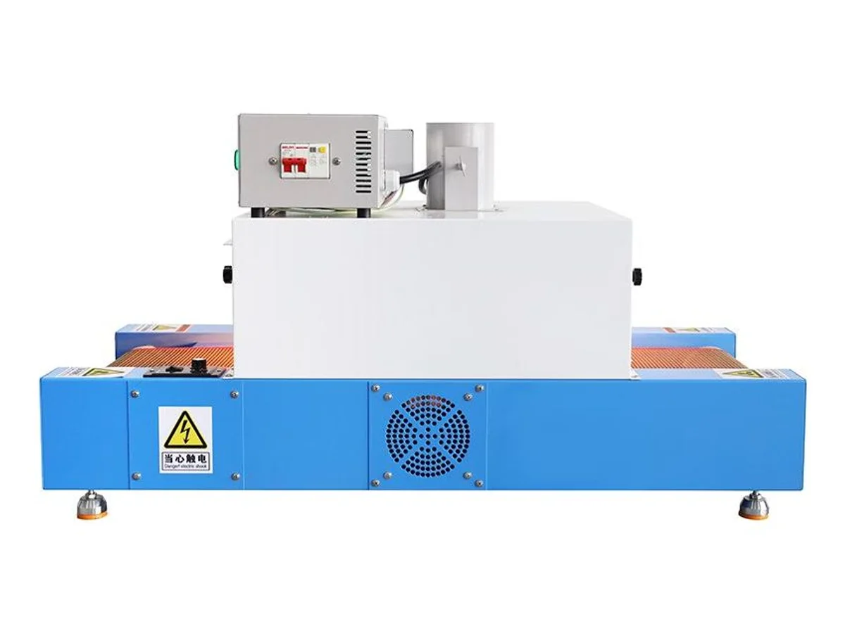 Single-Side Infrared Heat Shrink Machine with 200 mm Teflon Conveyor