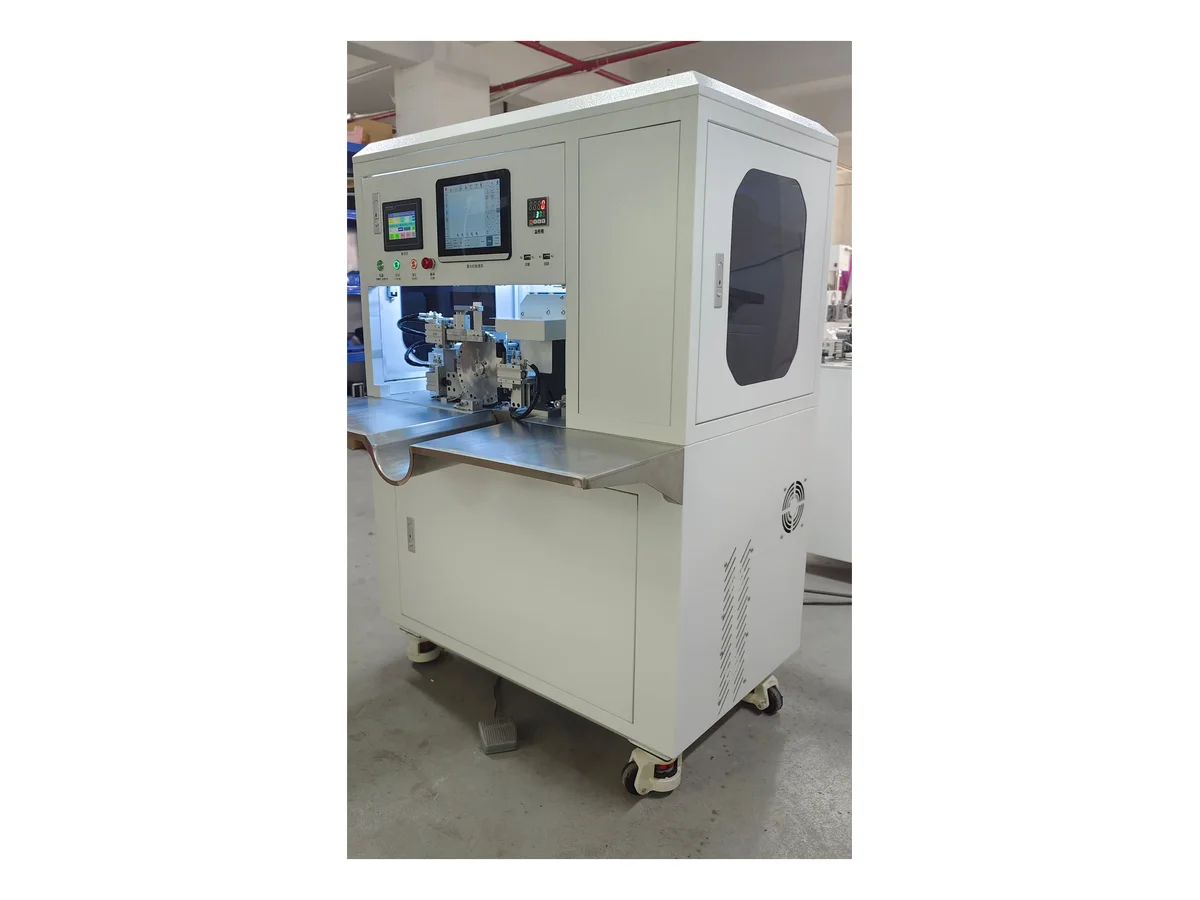 Automatic Heat Shrink Tube Laser Marking, Inserting and Shrinking Machine