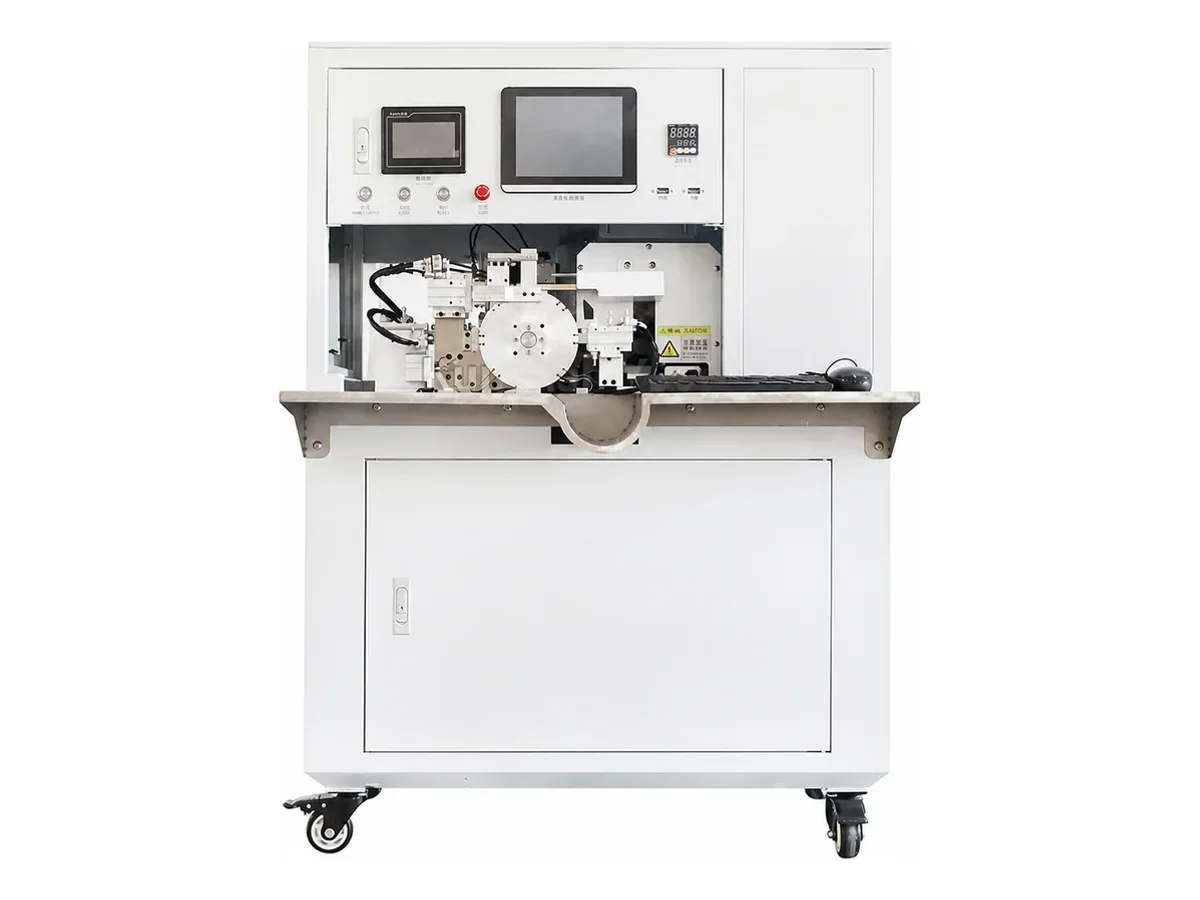 Automatic Heat Shrink Tube Laser Marking, Inserting and Shrinking Machine for Φ10 Tube