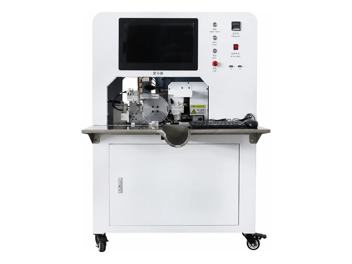 Automatic Heat Shrink Tube Laser Marking, Inserting and Shrinking Machine for Φ10 Tube, Alternate Build