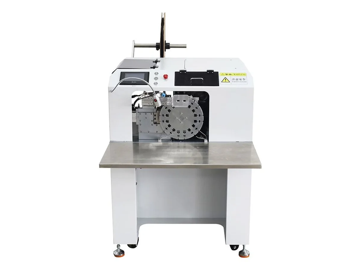 Semi-Automatic Heat Shrink Tube Inserting and Sealing Machine for Flat Sheathed Cable