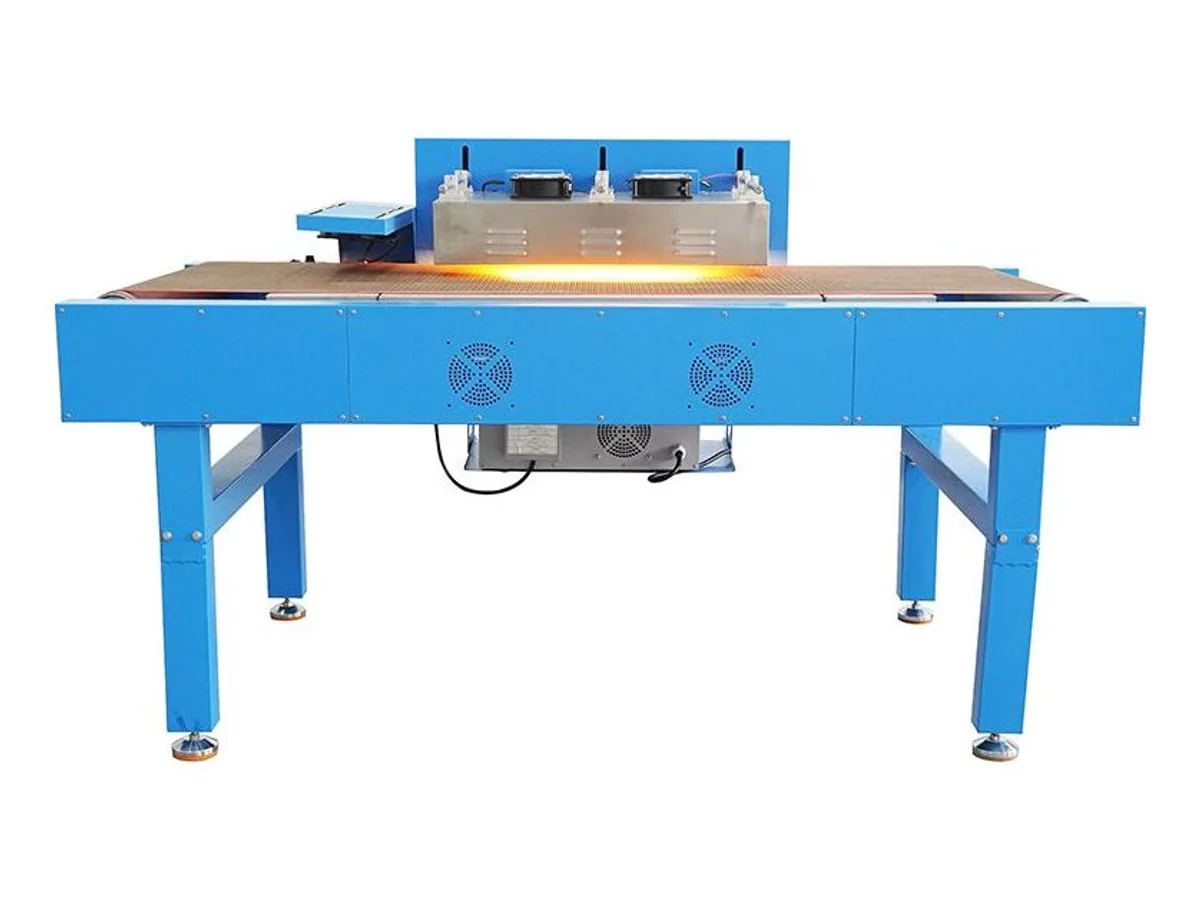 Double-Sided Heat-Shrink Conveyor Tunnel, 650 mm Belt, 260 °C