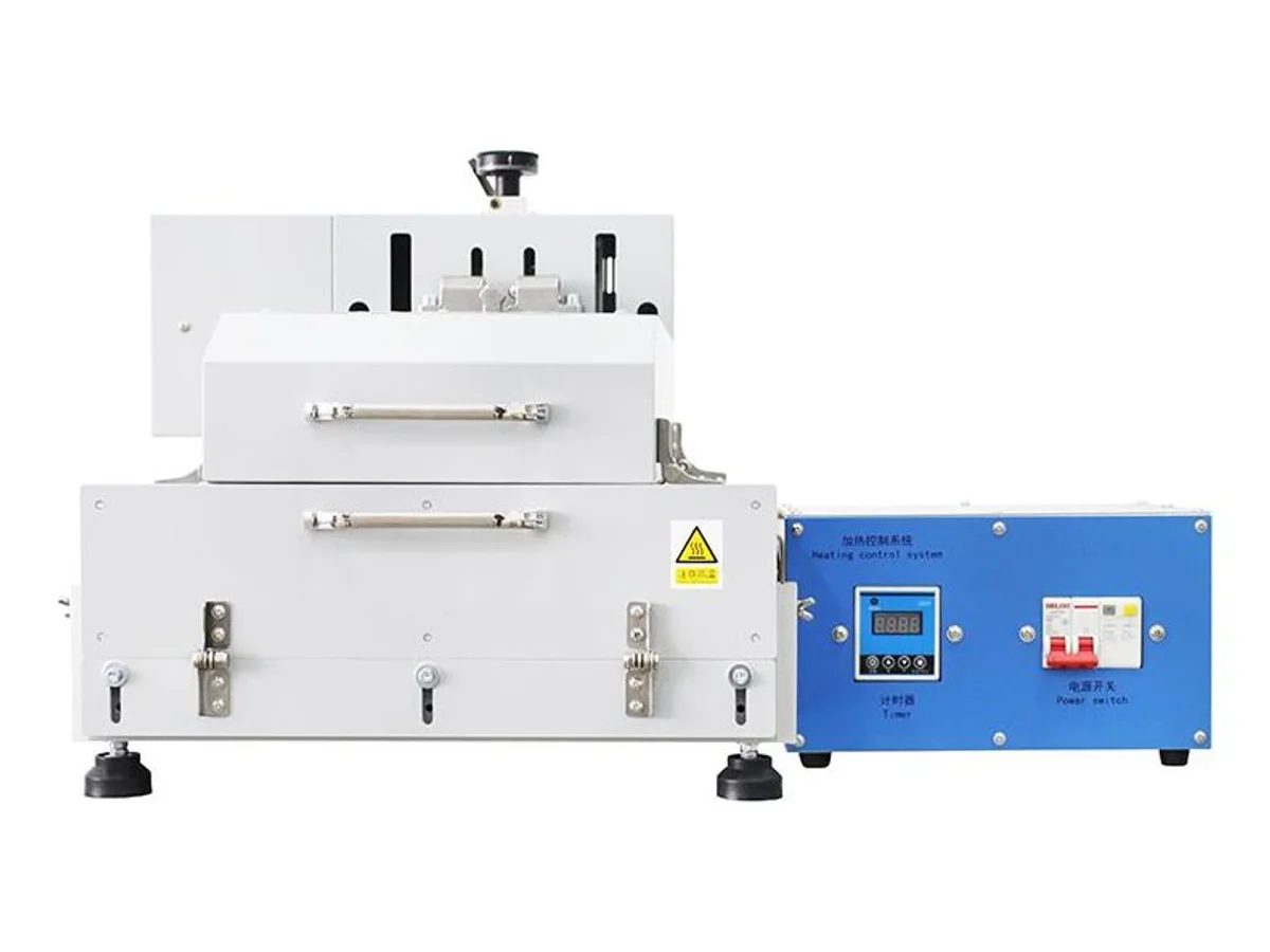 Infrared Heat-Shrink Oven, Clamshell, 260 × 180 mm Zone, 12 Lamps