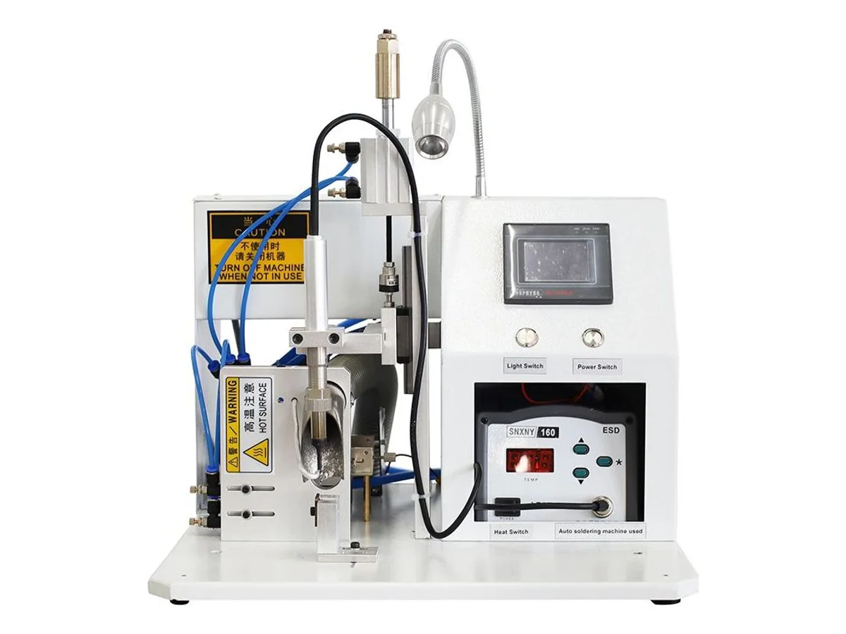 Semi-Automatic Soldering Machine with Automatic Solder Feed, 0–550 °C Iron WM-722