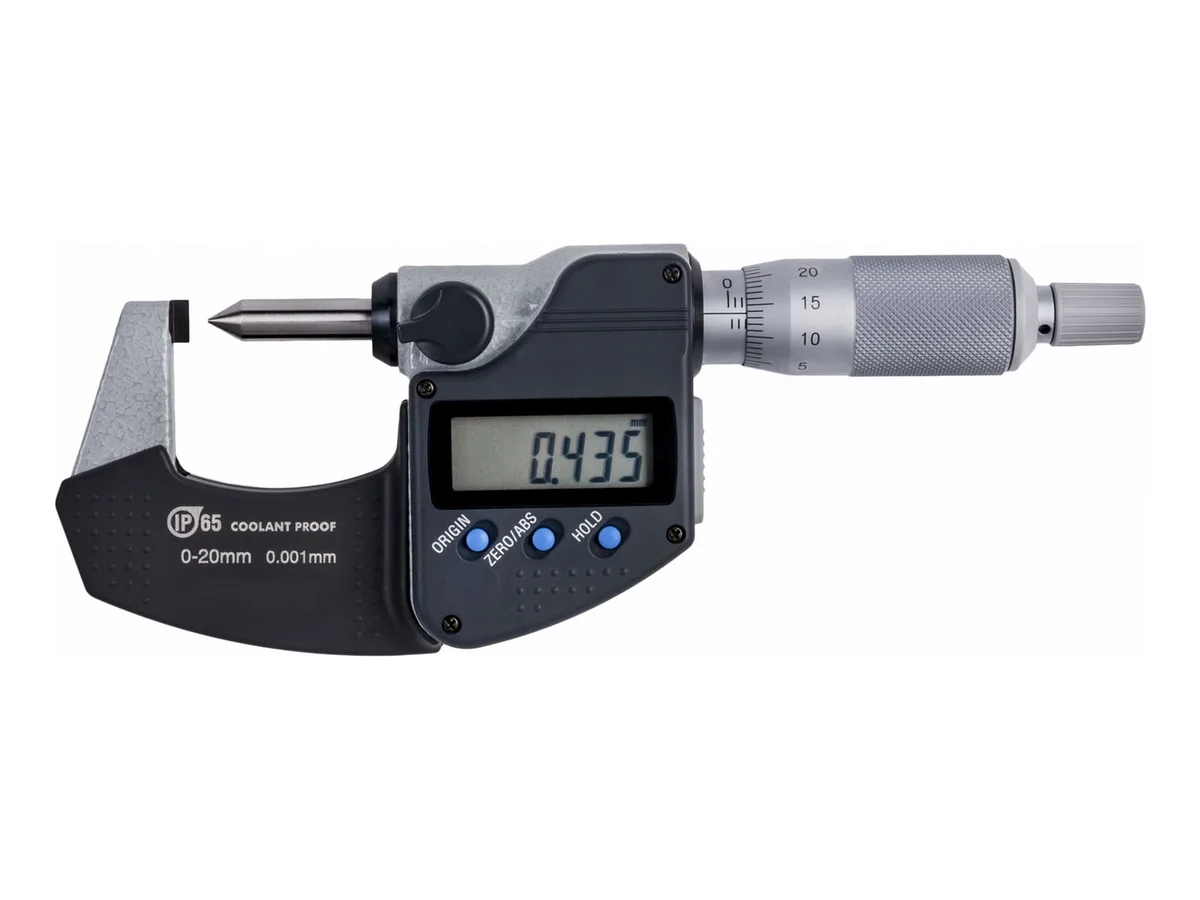 Digital Crimp Height Micrometer, 0–20 mm with 0.001 mm Resolution