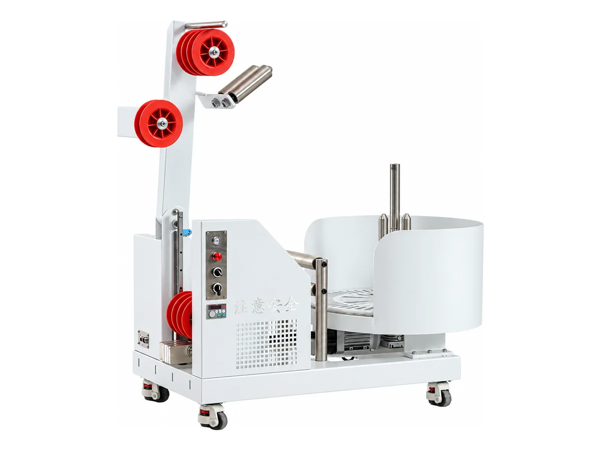 Powered Loose-Coil Wire Pay-Off Machine with Induction Braking