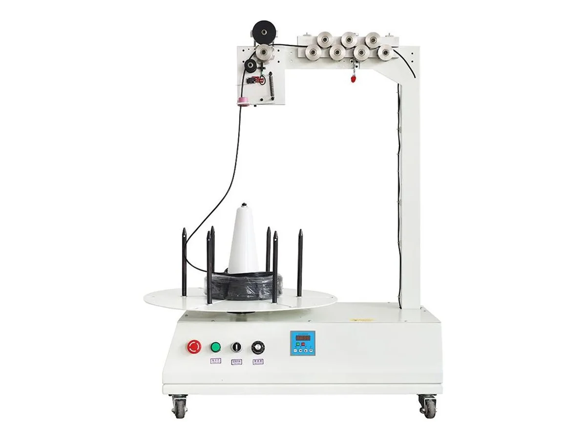 Automatic Wire and Cable Prefeeding Machine with Vertical Coil Turntable and Tension Control WM-9309