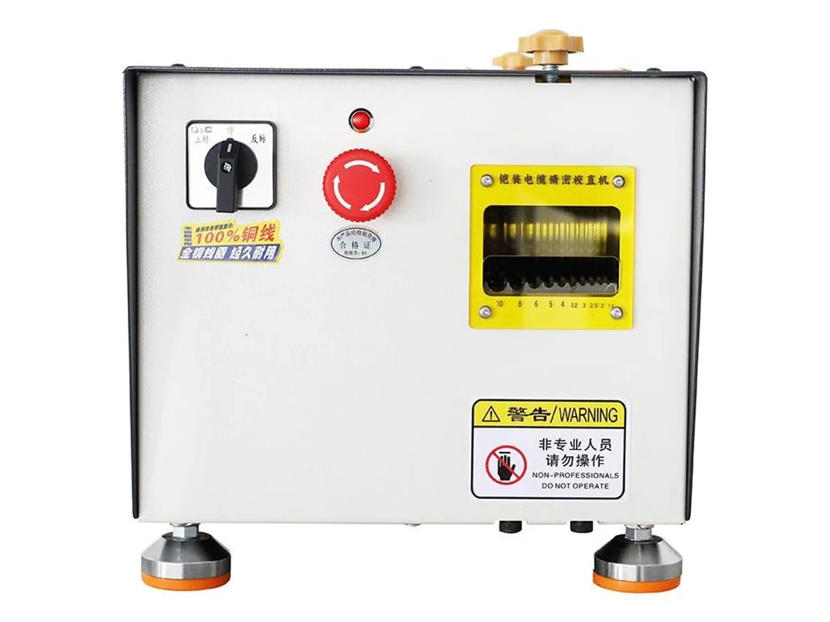 MI Cable Straightening Machine for Mineral Insulated and Armoured Cable