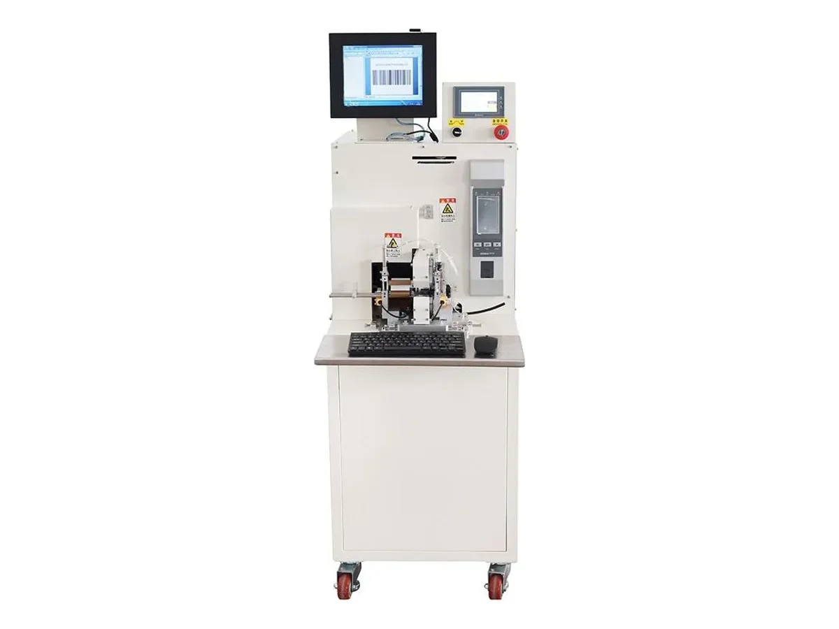 Real-Time Label Printing and Wrapping Machine for Wire and Cable
