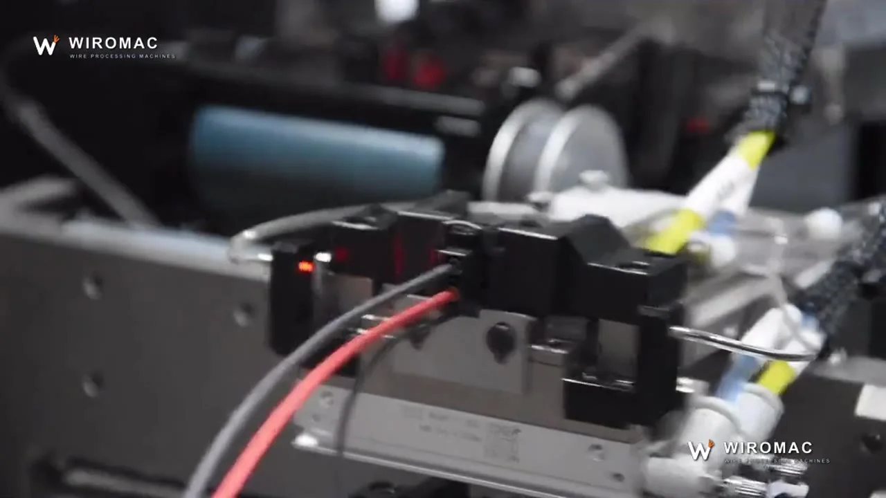 Multi-station strand twisting on stripped ends before tinning or crimping.