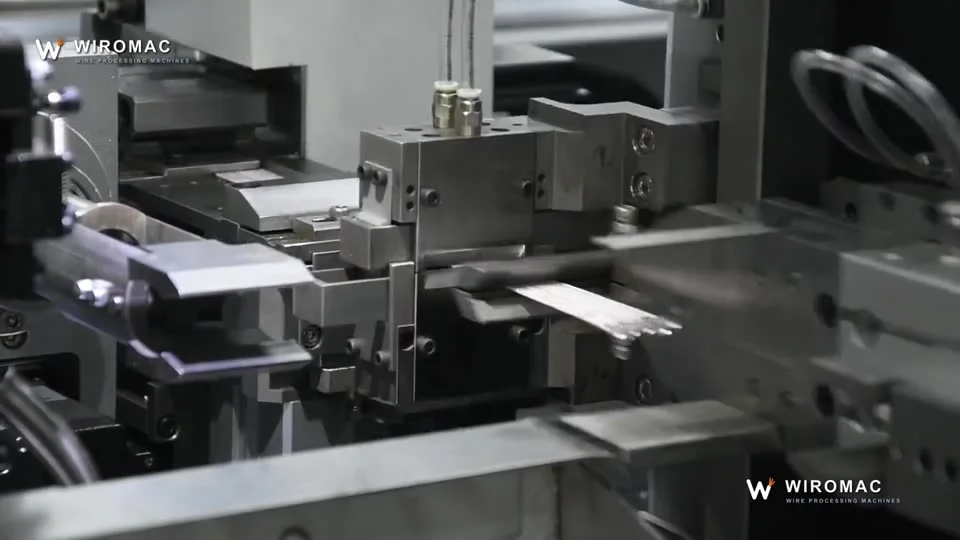 Single-end ribbon tinning — the tinned tails stacked for the connector.