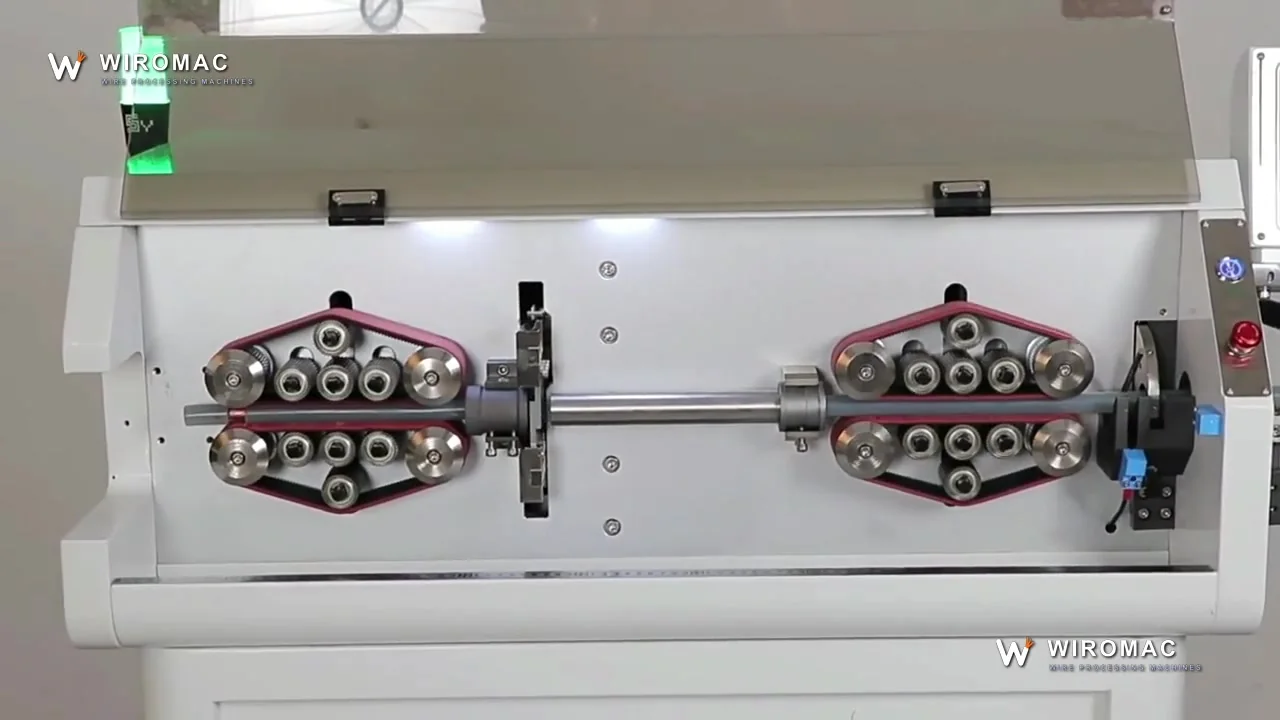 Flat Cable Cutting, Slitting and Stripping Machine for 10–120 mm² Multi-Pin Ribbon Cable WM-161PX
