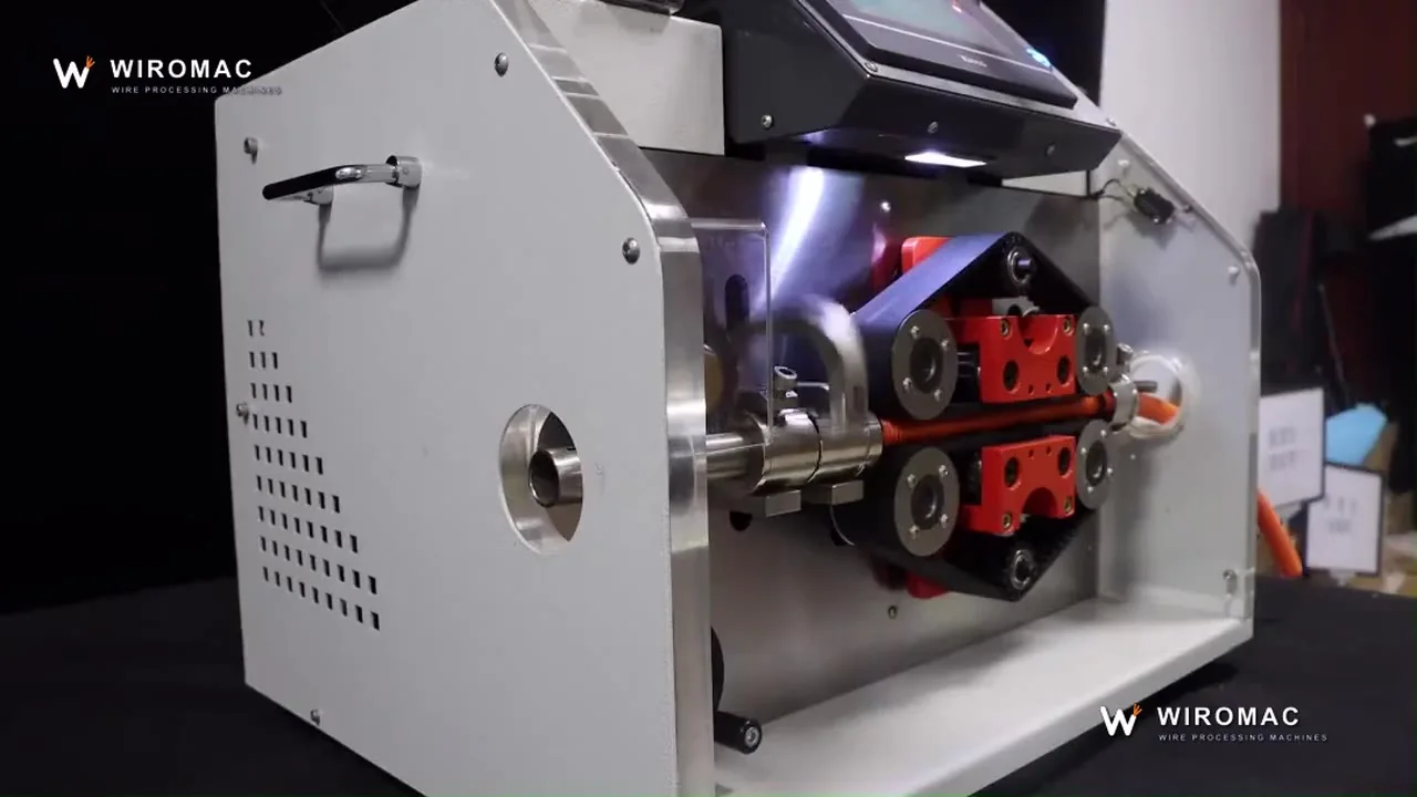 Corrugated Tube Cutting and Splitting Machine for 4–32 mm Convoluted Conduit WM-176