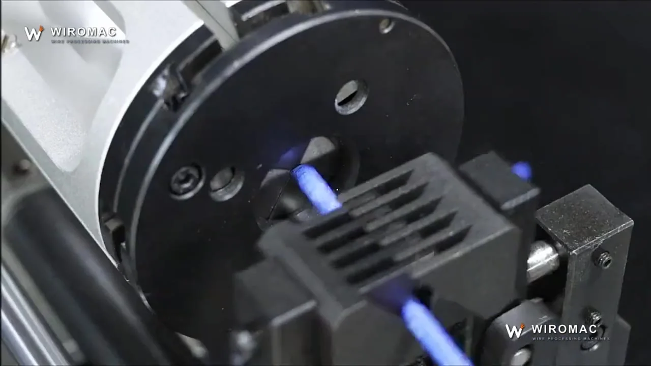 Rotary Blade Coaxial Cable Stripping Machine for 1.5–18 mm Cable with Touch Screen WM-2208