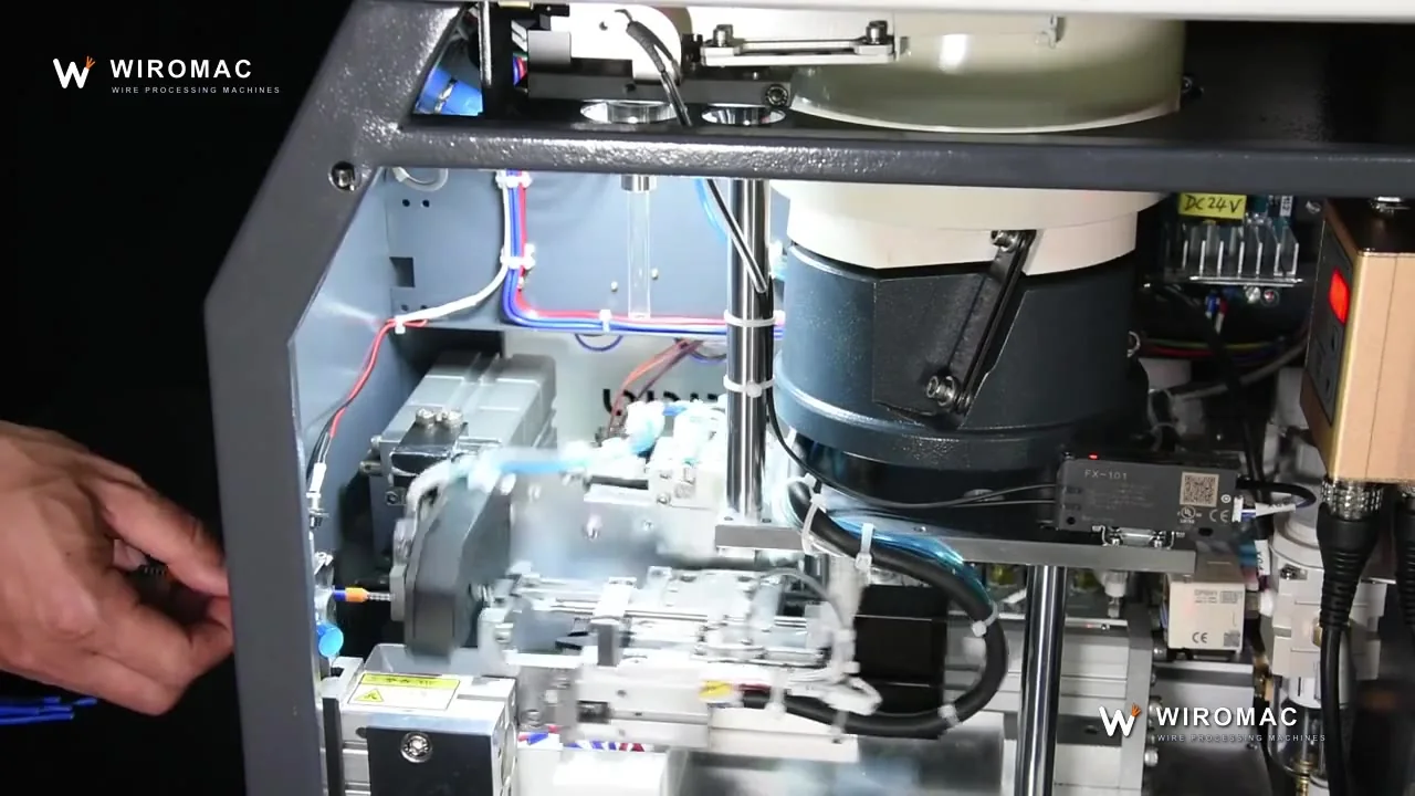 Automatic Loose Ferrule Crimping Machine, 2.5-Second Strip and Crimp for 0.35–4 mm² Tubular Terminals WM-3103