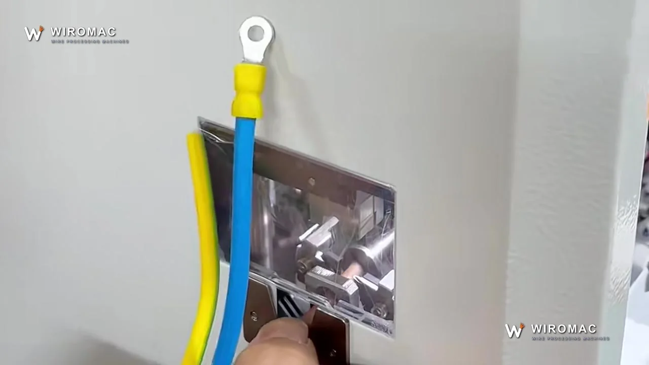 Pre-Insulated Ring and Fork Terminal Crimping Machine for 0.5–6 mm² SV and RV Terminals WM-3241
